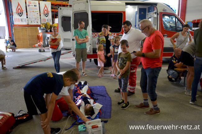 Foto 13, 02.09.2019, Ferienspiel der Blaulichtorganisationen 2019 - Blaulichtnachmittag mit Feuerwehr und Rotes Kreuz