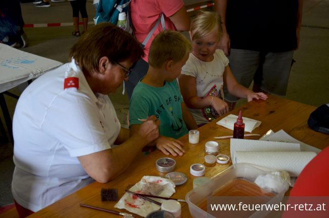 Foto 16, 02.09.2019, Ferienspiel der Blaulichtorganisationen 2019 - Blaulichtnachmittag mit Feuerwehr und Rotes Kreuz