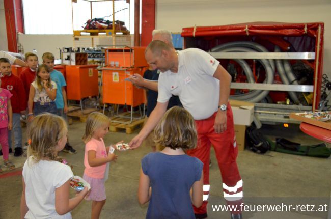 Foto 20, 02.09.2019, Ferienspiel der Blaulichtorganisationen 2019 - Blaulichtnachmittag mit Feuerwehr und Rotes Kreuz