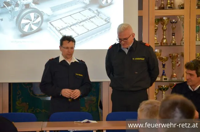 Foto 2, 29.02.2020, Winterschulung im Feuerwehrhaus Retz - Alternative Antriebe - Interessanter Vortrag