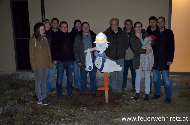 Foto 5, 03.02.2018, Der Feuerwehr - Storch ist gelandet