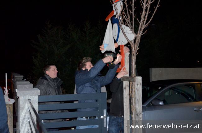 Foto 2, 24.02.2018, Der Feuerwehr - Storch ist gelandet