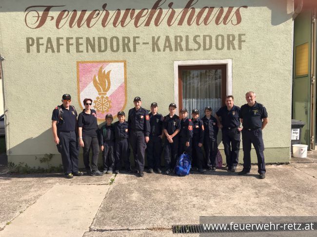 Foto 6, 17.10.2018, Fertigkeitsabzeichen/-Spiel Feuerwehrtechnik in Pernersdorf