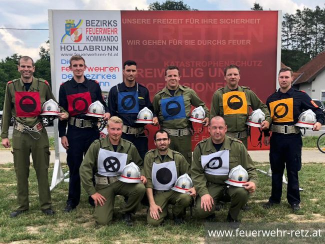 Foto 1, 25.06.2019, Abschnittsfeuerwehr&shy;leistungsbewerbe in Thern - 2. Platz in Bronze