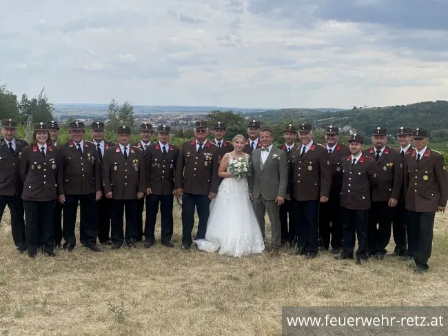 Foto 8, 17.08.2022, Feuerwehrhochzeit in den Retzer Weingärten