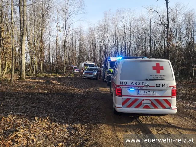 Foto 1, 03.02.2022, Technischer Einsatz - Forstunfall