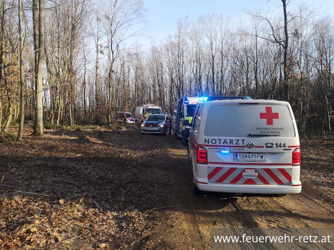 Foto 1, 03.02.2022, Technischer Einsatz - Forstunfall