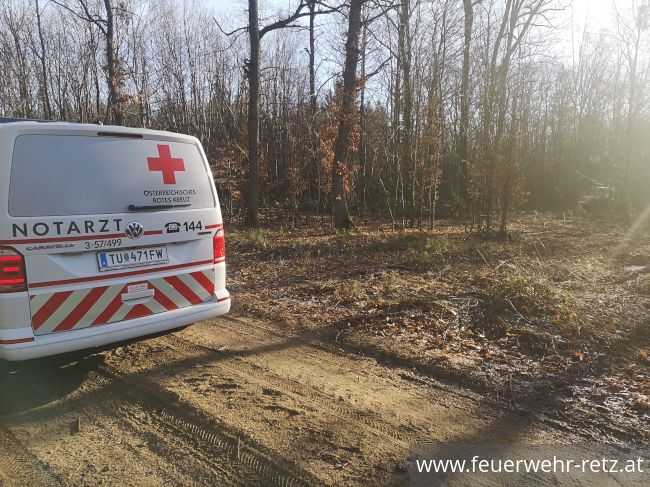 Foto 2, 03.02.2022, Technischer Einsatz - Forstunfall