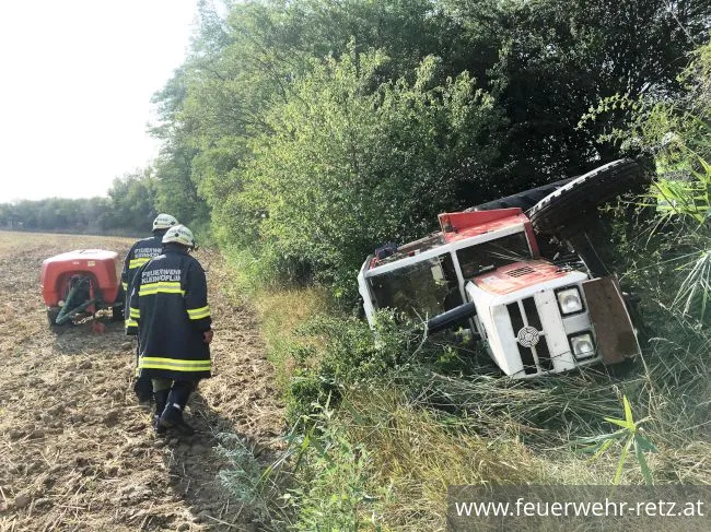 Foto 7, 02.08.2018, Technischer Einsatz - Traktorbergung in Kleinhöflein
