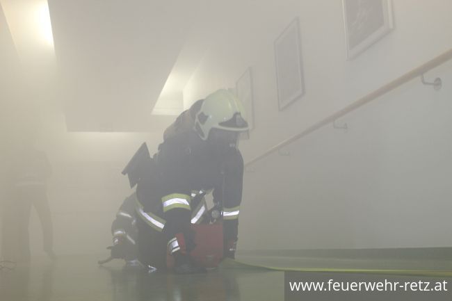 Foto 22, 14.06.2018, Unterabschnittsübung des UA Retz - NÖ Pflege- und Betreuungszentrum Retz