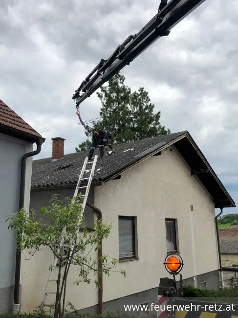 Foto 2, 29.06.2021, Einsatzreiche Tage nach Hagelunwetter - KHD-Einsätze im Bezirk Hollabrunn