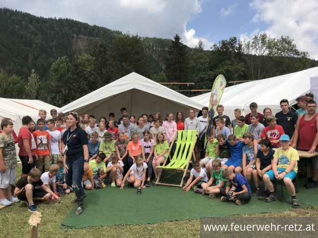 Foto 2, 19.07.2018, 46. Landestreffen der NÖ Feuerwehrjugend in St. Aegyd am Neuwalde Foto 2, 19.07.2018, 46. Landestreffen der NÖ Feuerwehrjugend in St. Aegyd am Neuwalde