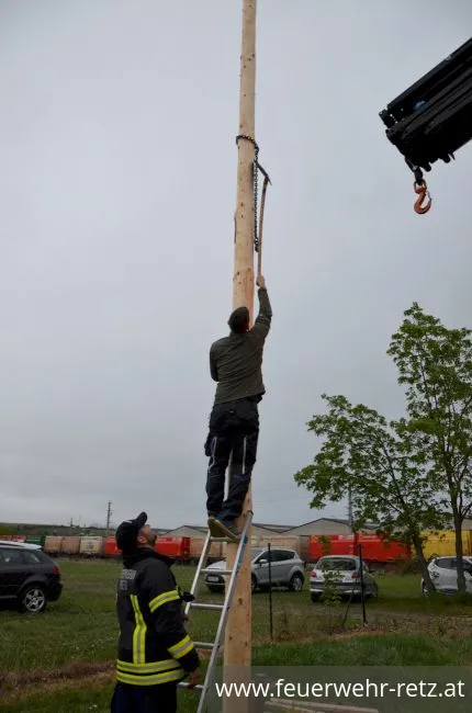 Foto 34, 09.05.2019, Maibaum aufstellen 2019