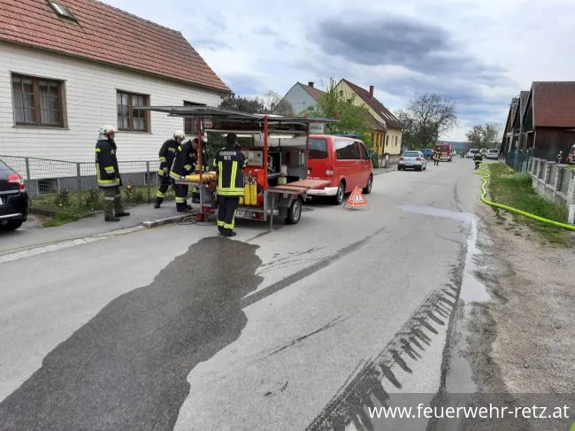 Foto 1, 07.05.2021, Brandeinsatz und Türöffnung - Einsatzreicher Tag für die FF-Retz
