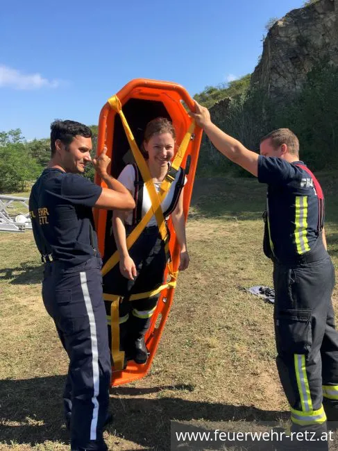 Foto 9, 16.07.2019, Technische Übung im Steinbruch Obernalb