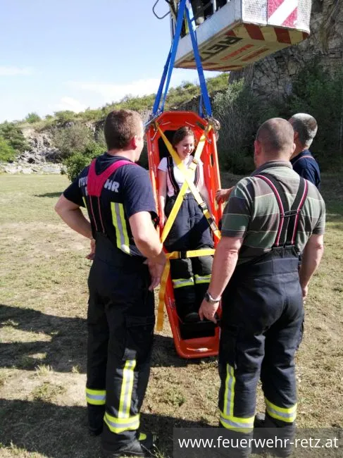 Foto 11, 16.07.2019, Technische Übung im Steinbruch Obernalb