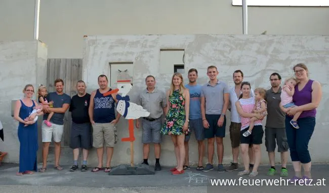 Foto 7, 30.07.2019, Storch aufstellen bei Oberfeuermann Lukas Wammerl-Schinner