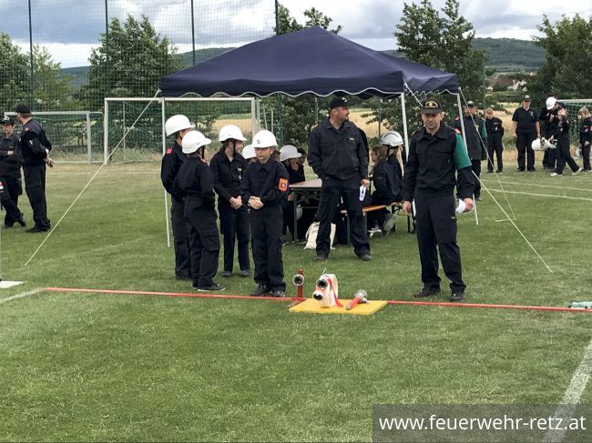 Foto 2, 19.07.2018, Leistungsbewerbe der Feuerwehrjugend 2018 - Sehr gute Leistung in Untermarkersdorf