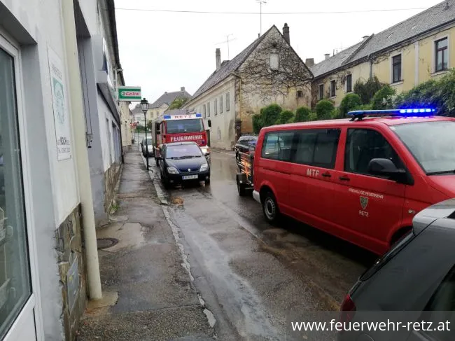 Foto 3, 05.08.2019, Unwetter über Retz - Mehrere Einsätze für die Feuerwehr