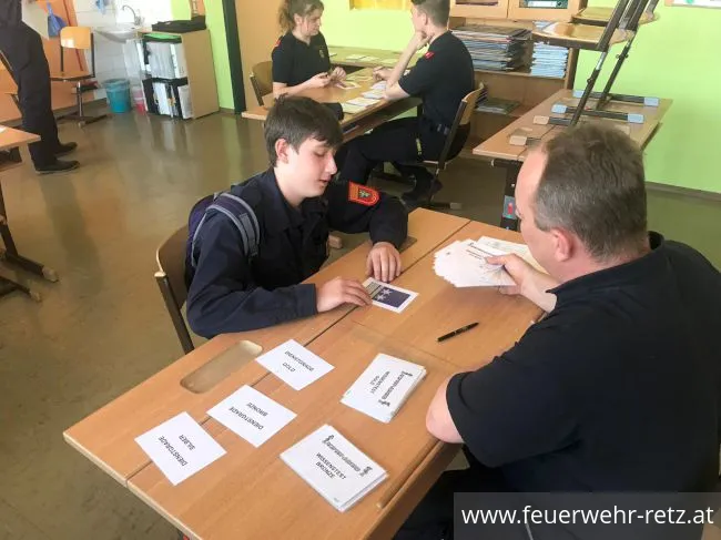 Foto 3, 05.04.2019, Wissentest der Feuerwehrjugend