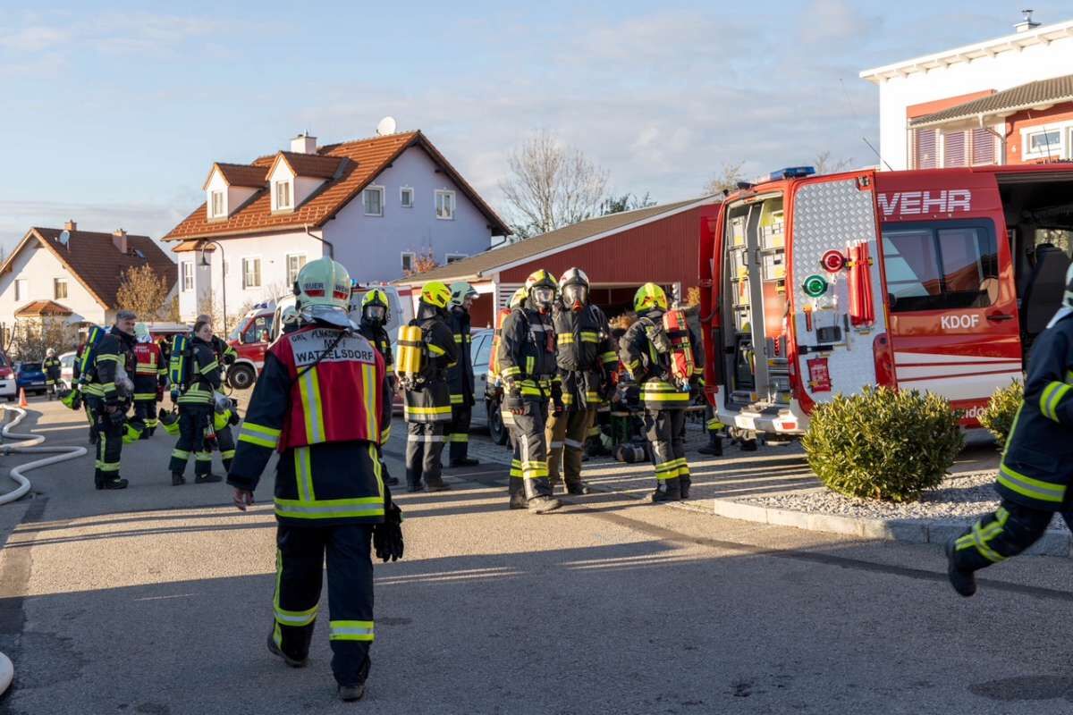 Foto 5, 21.11.2024, Brandeinsatz - Wohnhausbrand in Zellerndorf