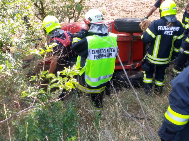 Foto 1, 02.08.2018, Technischer Einsatz - Traktorbergung in Kleinhöflein